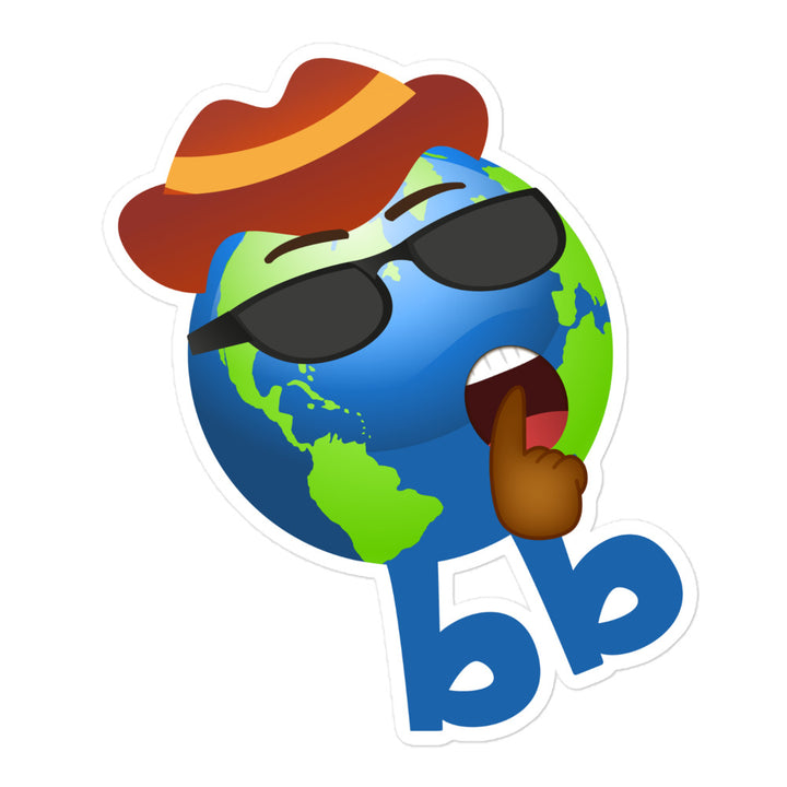 Earthbb Bubble-free sticker - Emojibb