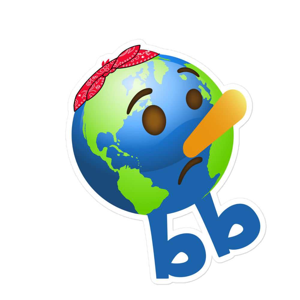 Earthbb Bubble-free sticker - Emojibb
