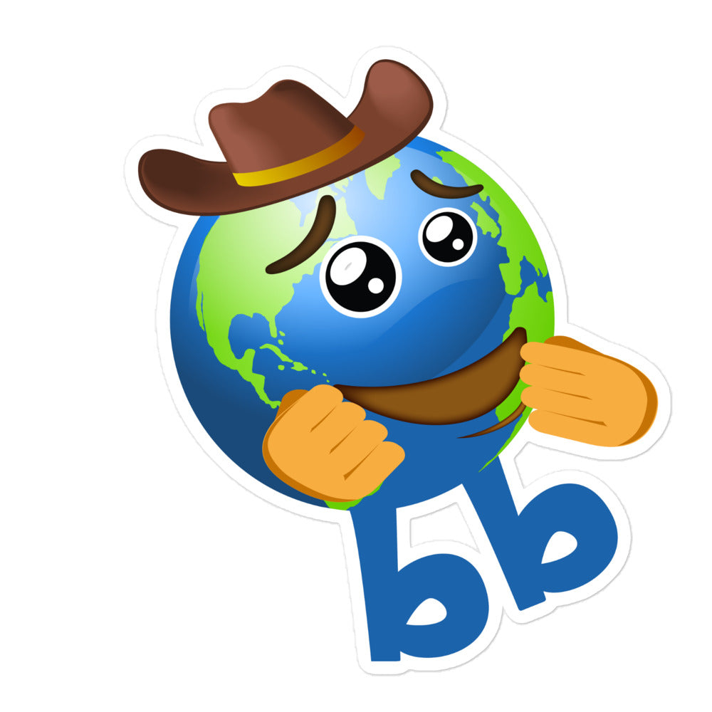 Earthbb Bubble-free sticker - Emojibb