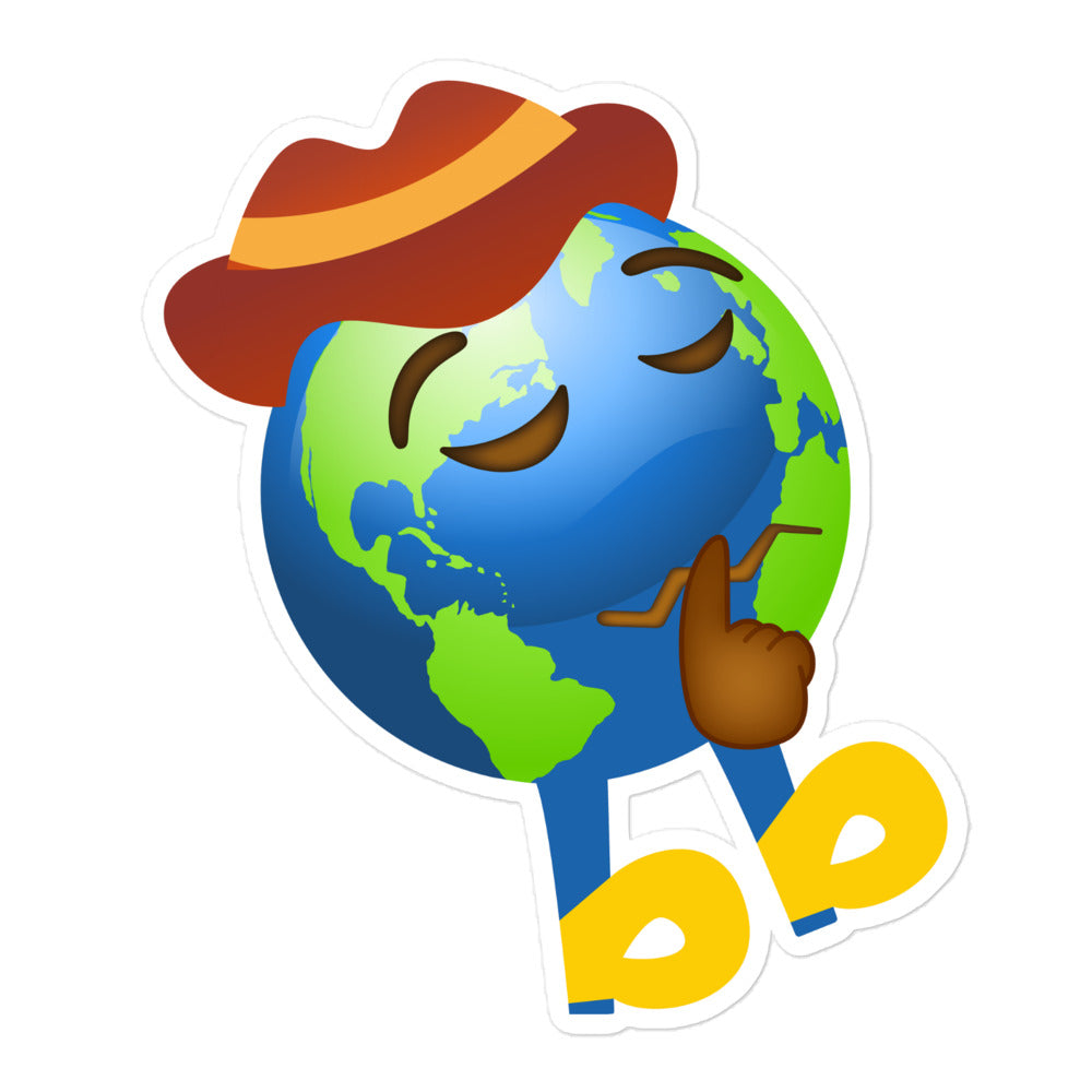 Earthbb Bubble-free sticker - Emojibb