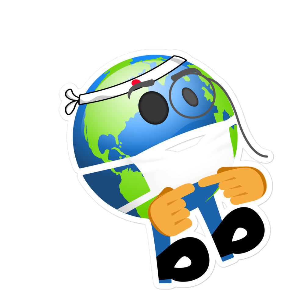 Earthbb Bubble-free sticker - Emojibb