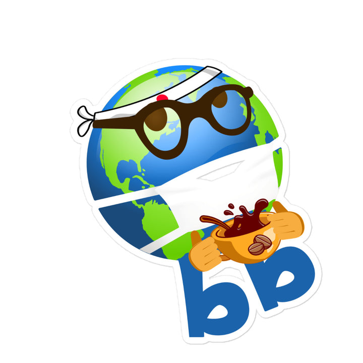 Earthbb Bubble-free sticker - Emojibb