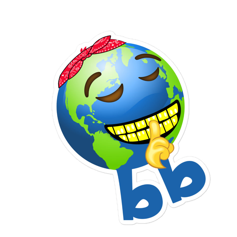 Earthbb Bubble-free sticker - Emojibb