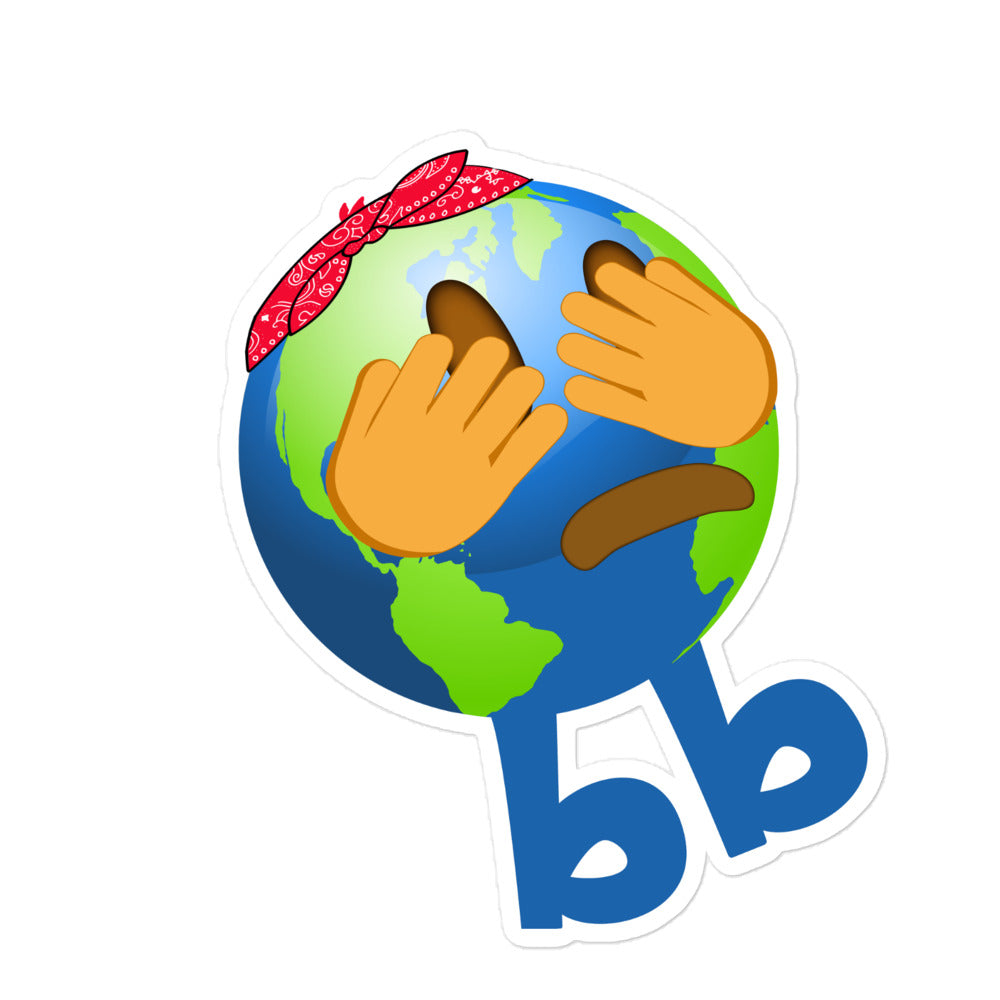 Earthbb Bubble-free sticker - Emojibb