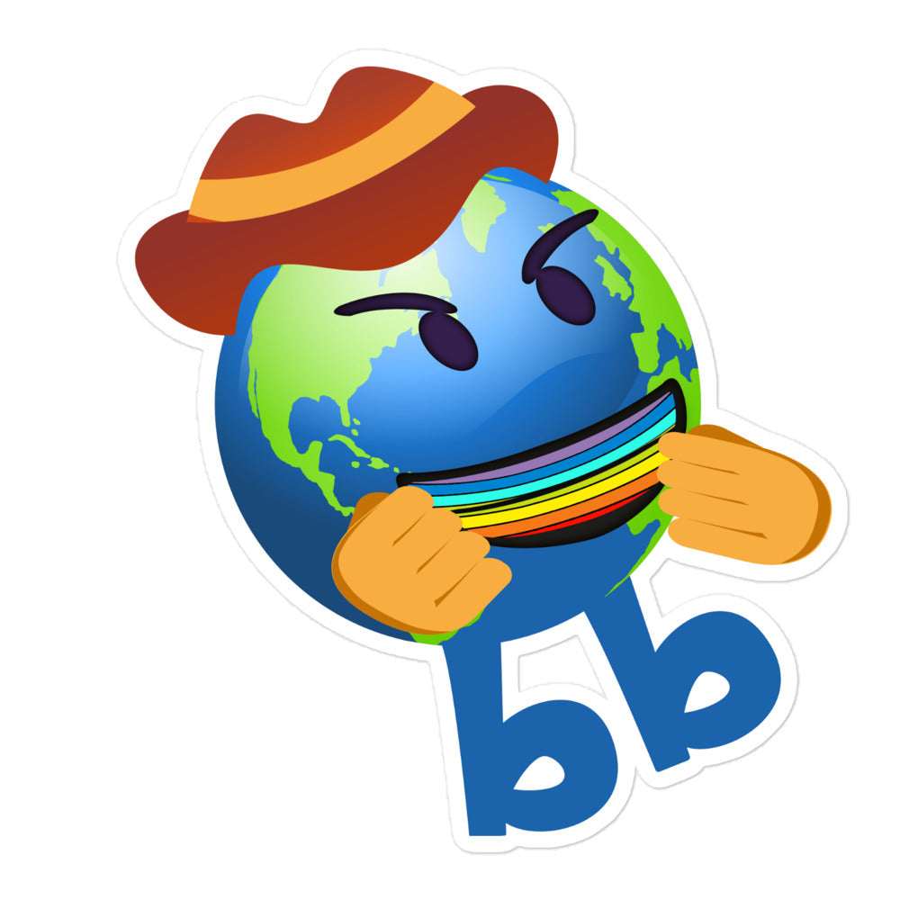 Earthbb Bubble-free sticker - Emojibb