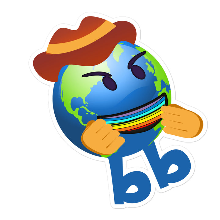 Earthbb Bubble-free sticker - Emojibb