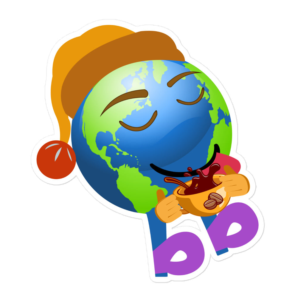 Earthbb Bubble-free sticker - Emojibb