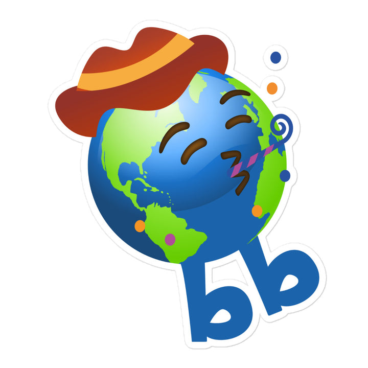 Earthbb Bubble-free sticker - Emojibb