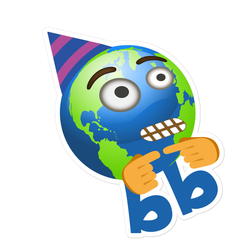 Earthbb Bubble-free sticker - Emojibb