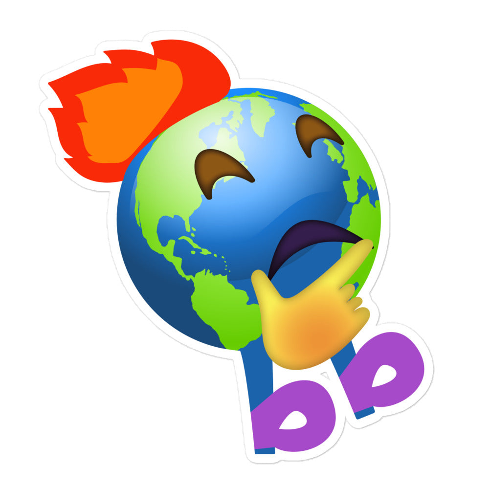 Earthbb Bubble-free sticker - Emojibb