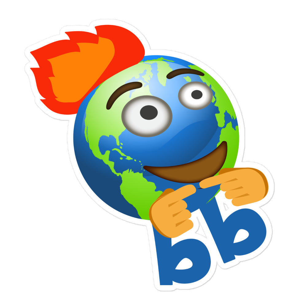 Earthbb Bubble-free sticker - Emojibb