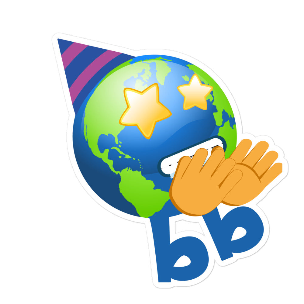 Earthbb Bubble-free sticker - Emojibb