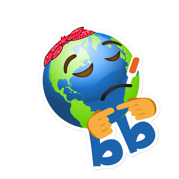 Earthbb Bubble-free sticker - Emojibb