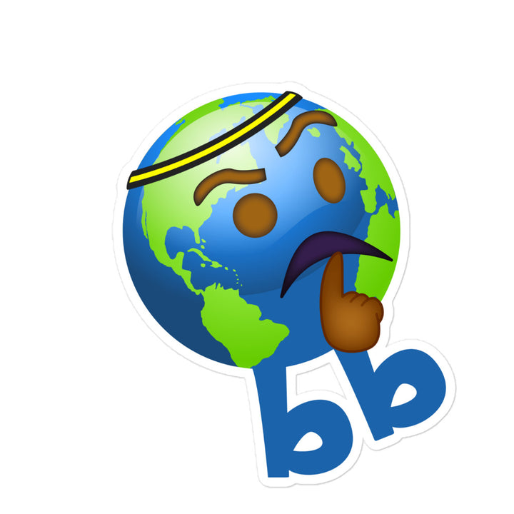 Earthbb Bubble-free sticker - Emojibb