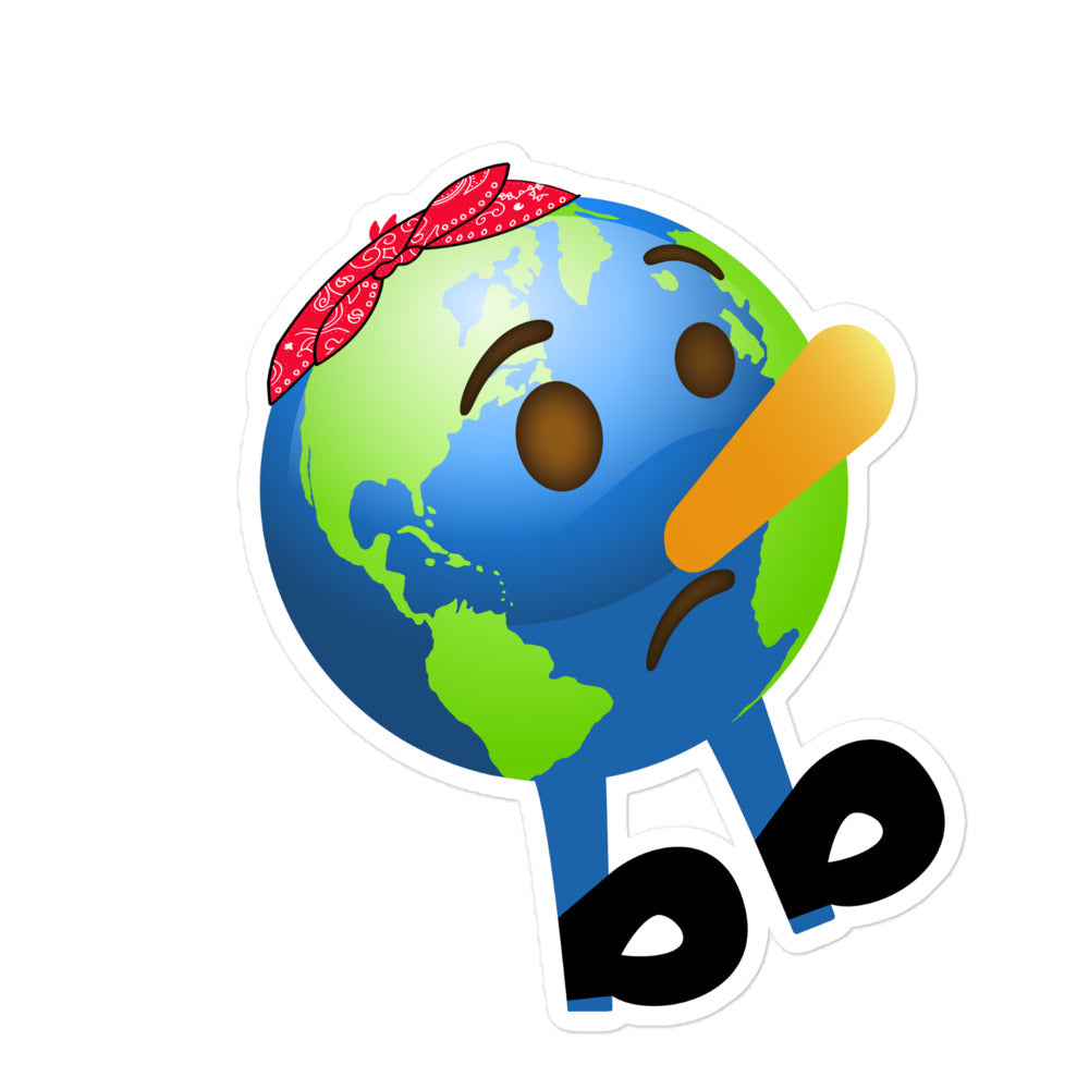 Earthbb Bubble-free sticker - Emojibb