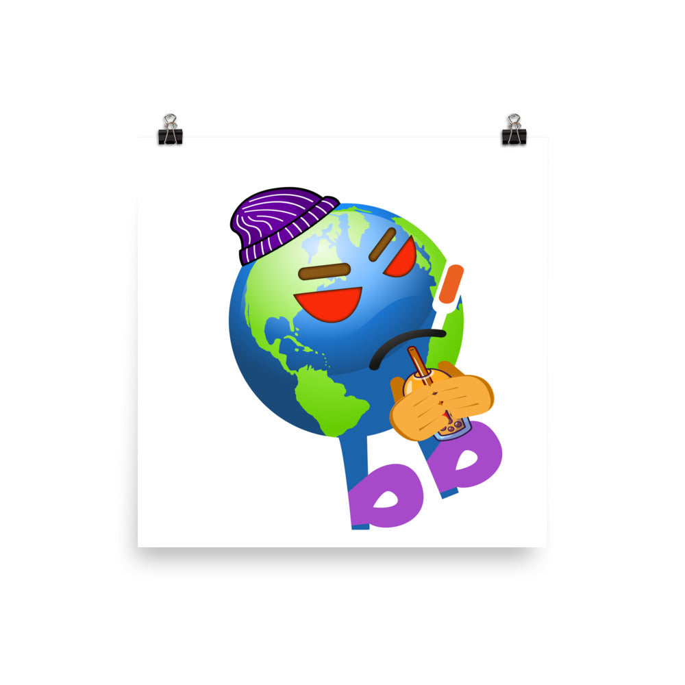Earthbb Poster - Emojibb