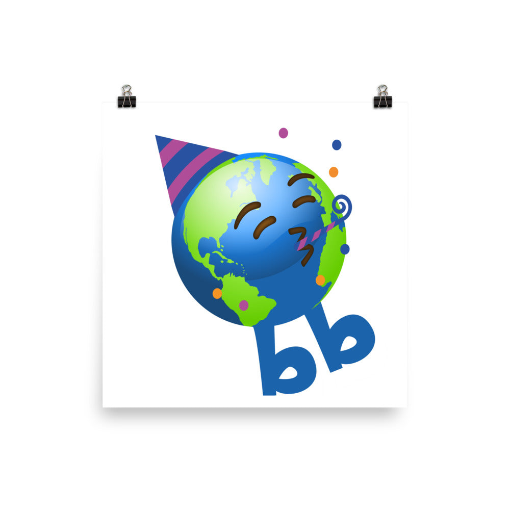 Earthbb Poster - Emojibb