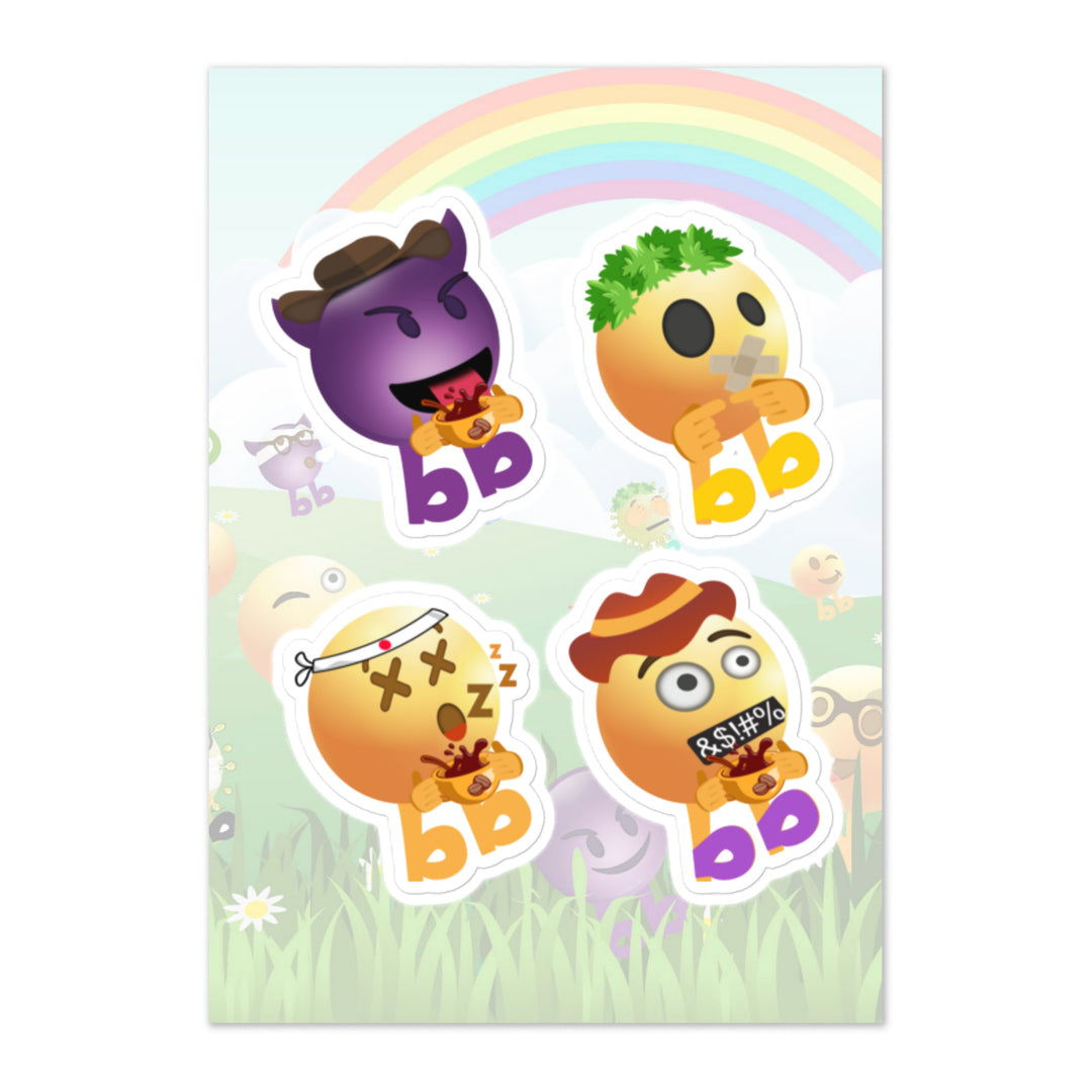 Megabb PaPa Stickers - Emojibb