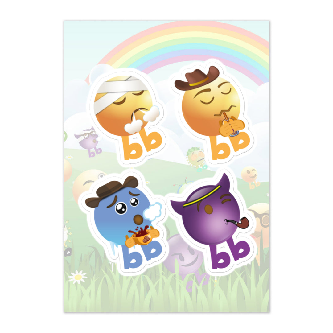 Megabb PaPa Stickers - Emojibb