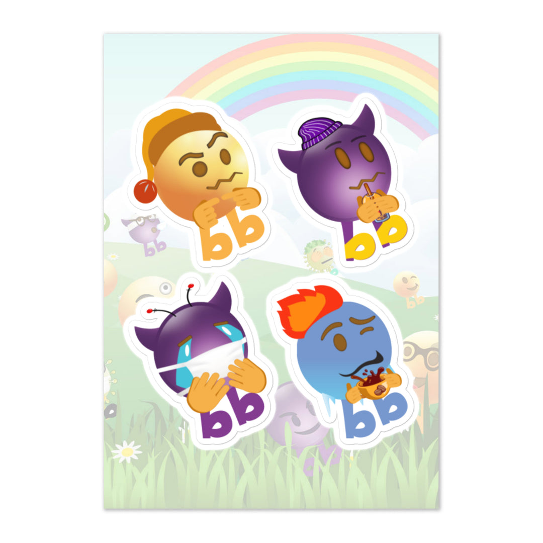 Megabb PaPa Stickers - Emojibb