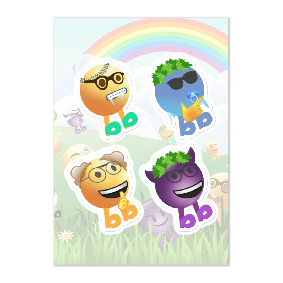 Megabb PaPa Stickers - Emojibb