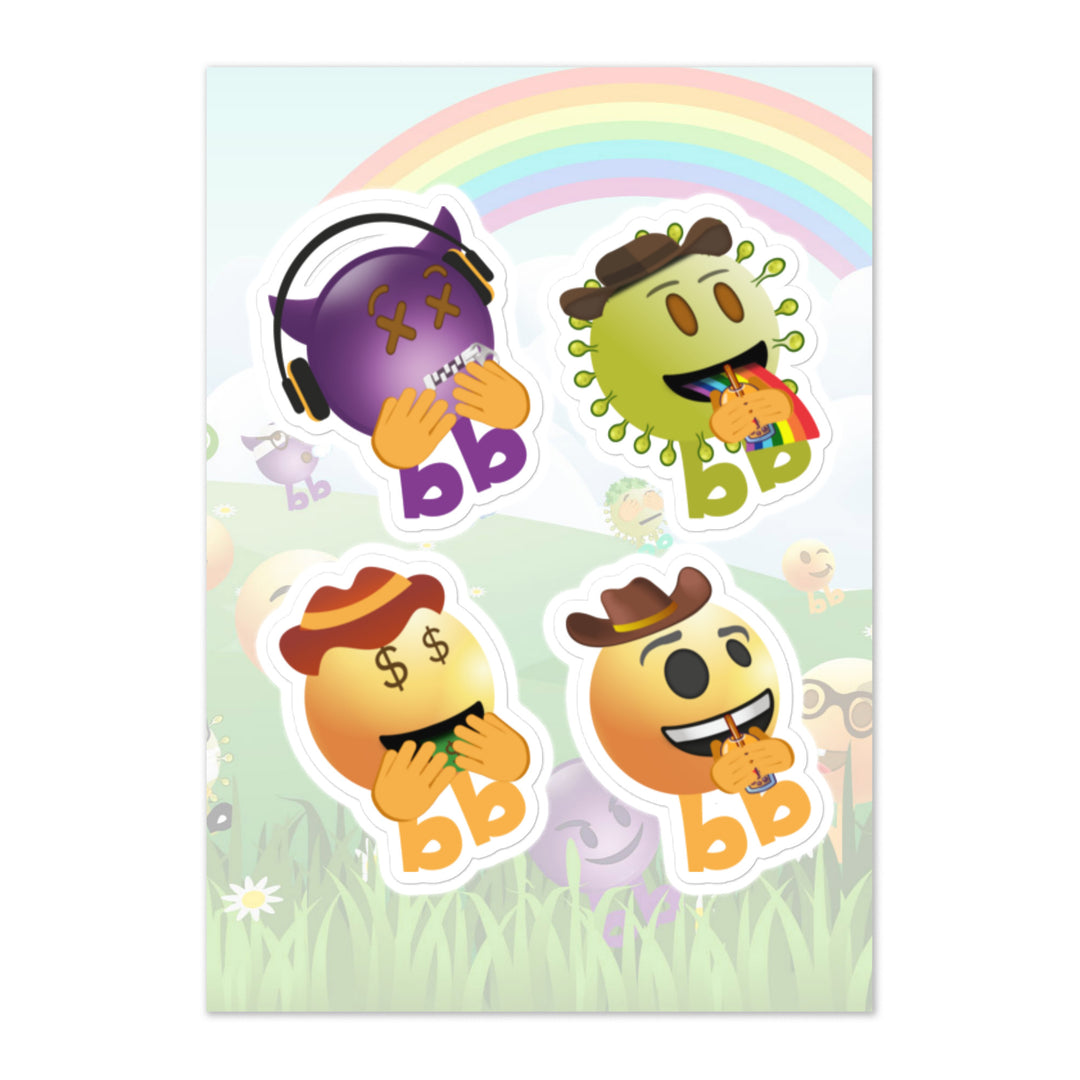 Megabb PaPa Stickers - Emojibb