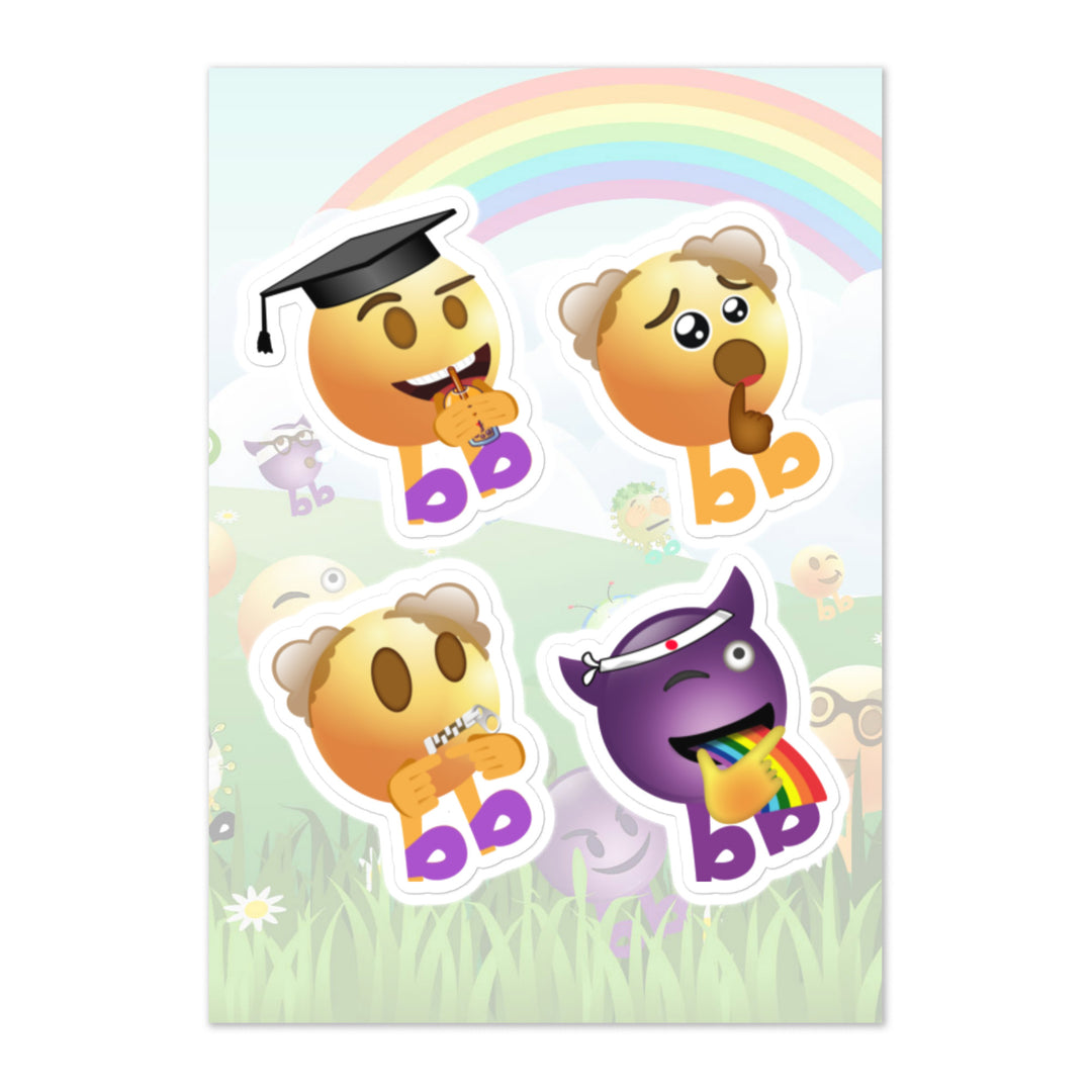 Megabb PaPa Stickers - Emojibb