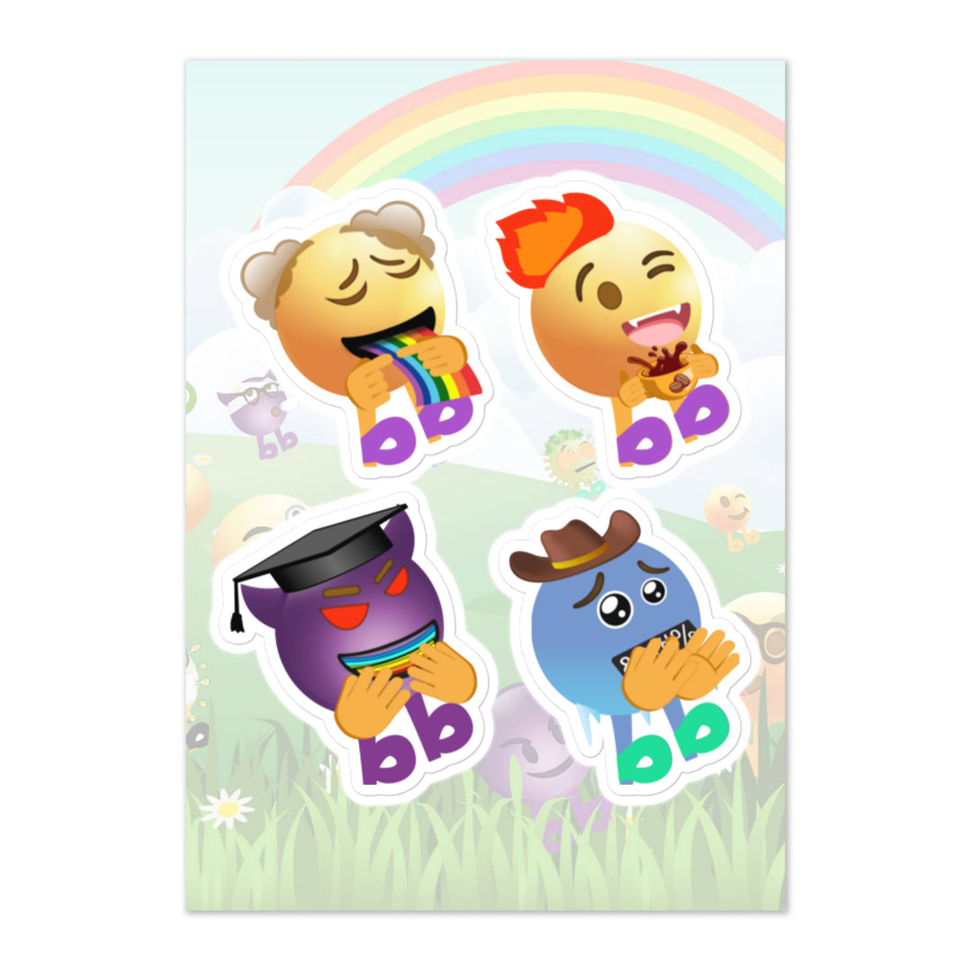 Megabb PaPa Stickers - Emojibb