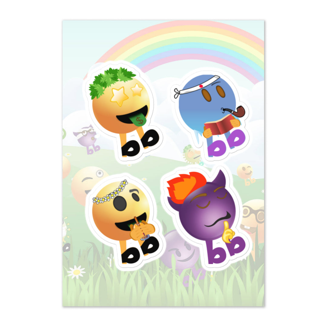 Megabb PaPa Stickers - Emojibb