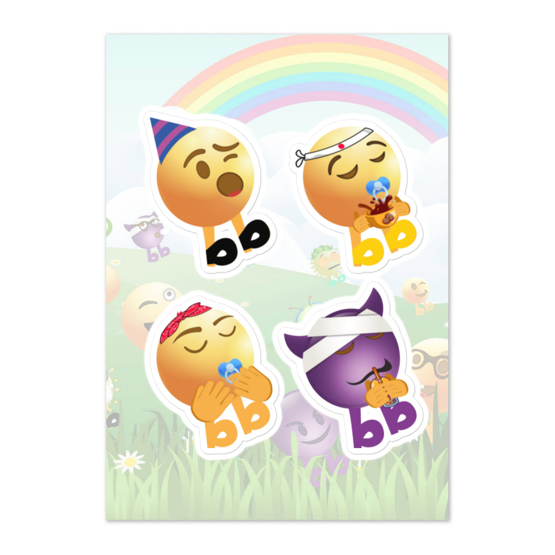 Megabb PaPa Stickers - Emojibb