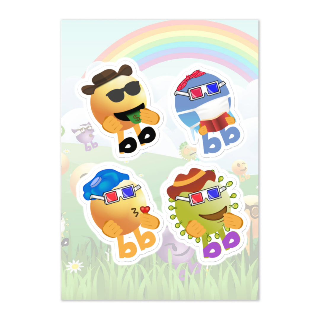 Megabb PaPa Stickers - Emojibb