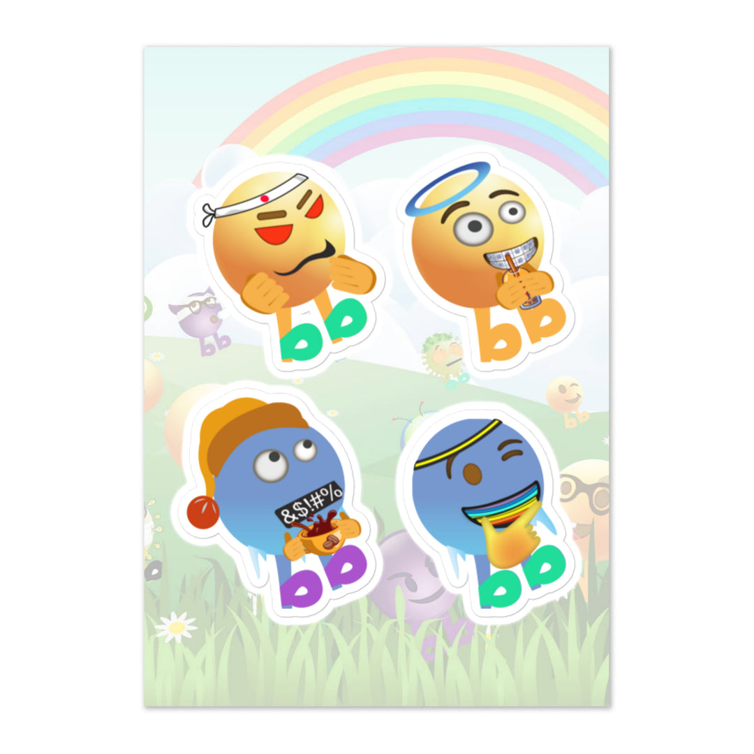 Megabb PaPa Stickers - Emojibb