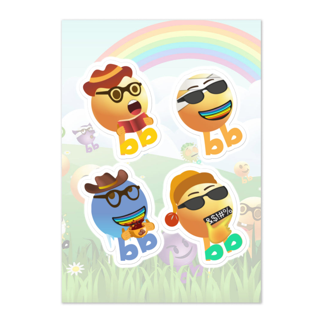 Megabb PaPa Stickers - Emojibb