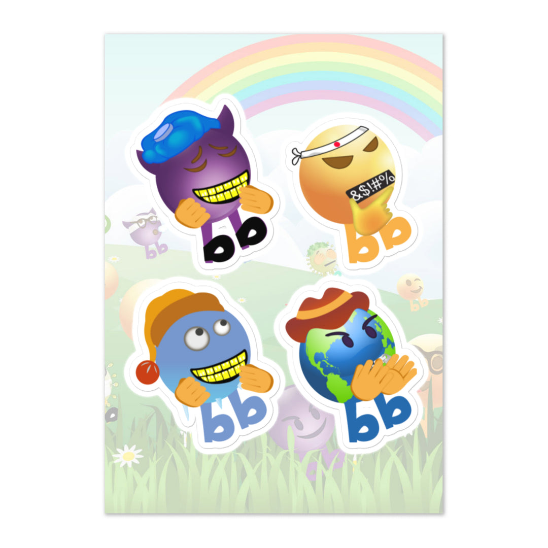 Megabb PaPa Stickers - Emojibb