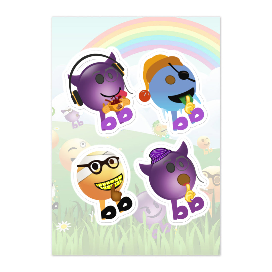 Megabb PaPa Stickers - Emojibb