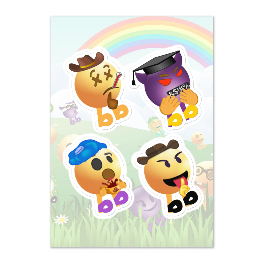 Megabb PaPa Stickers - Emojibb