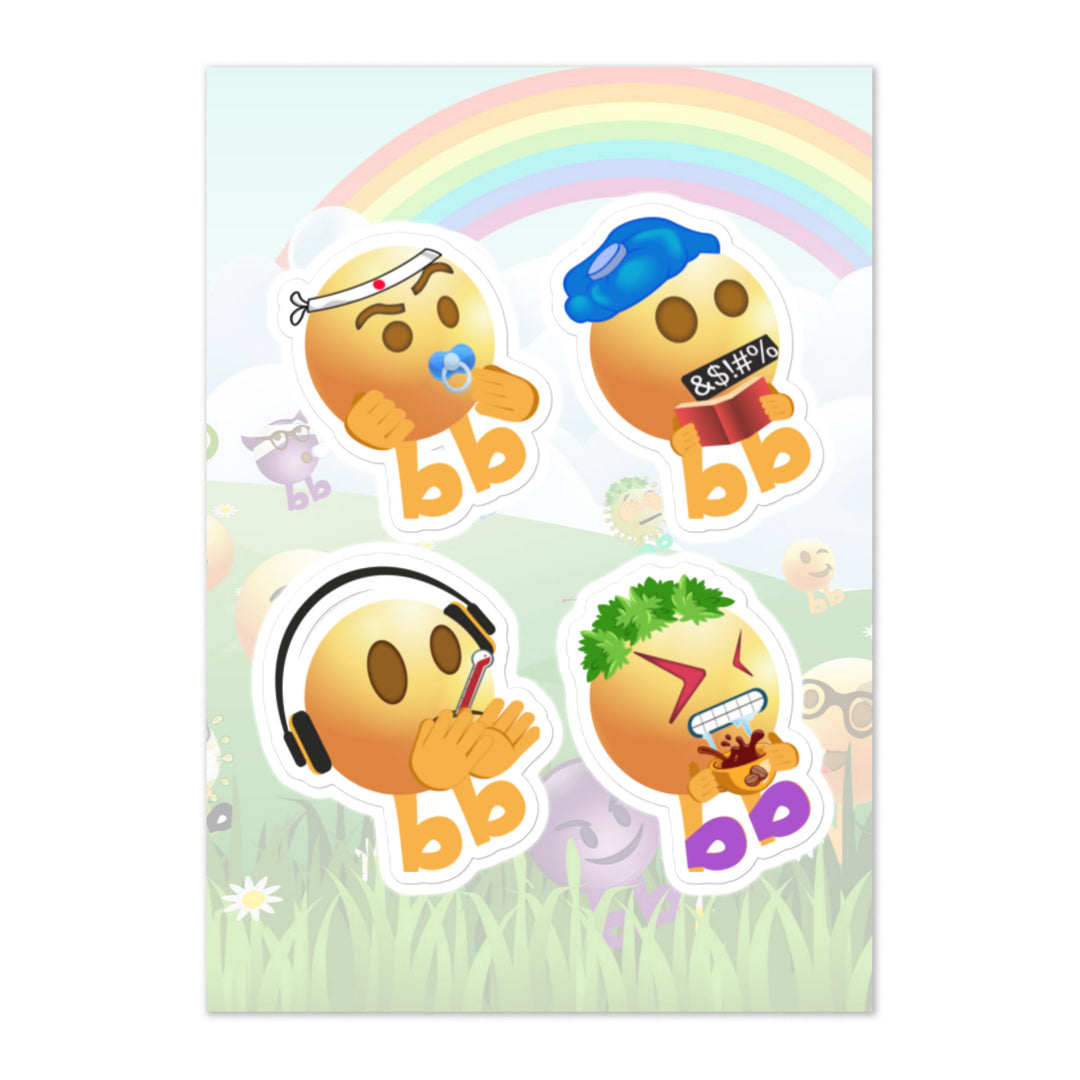 Megabb PaPa Stickers - Emojibb