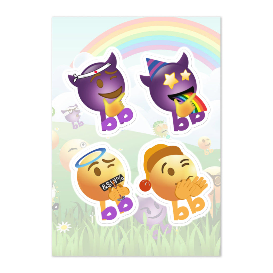 Megabb PaPa Stickers - Emojibb