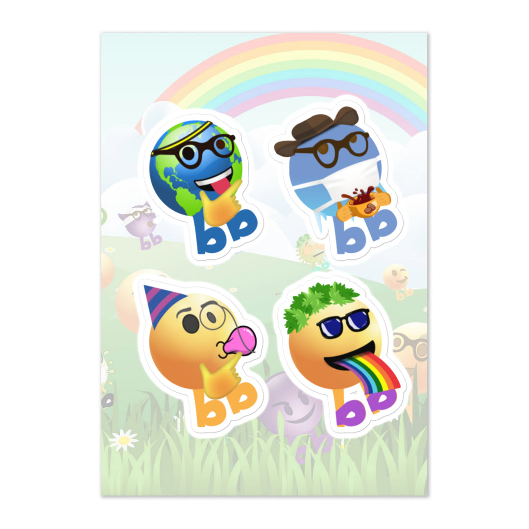 Megabb PaPa Stickers - Emojibb