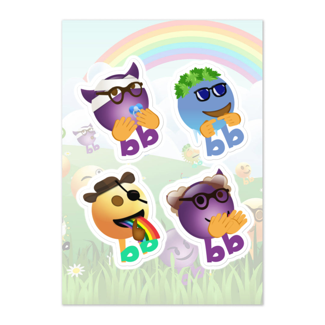 Megabb PaPa Stickers - Emojibb