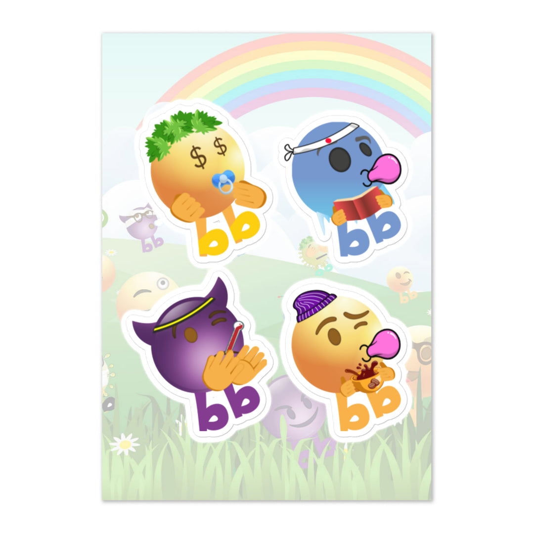 Megabb PaPa Stickers - Emojibb