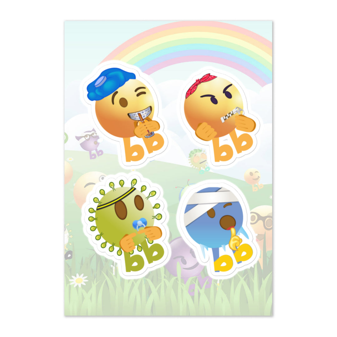 Megabb PaPa Stickers - Emojibb