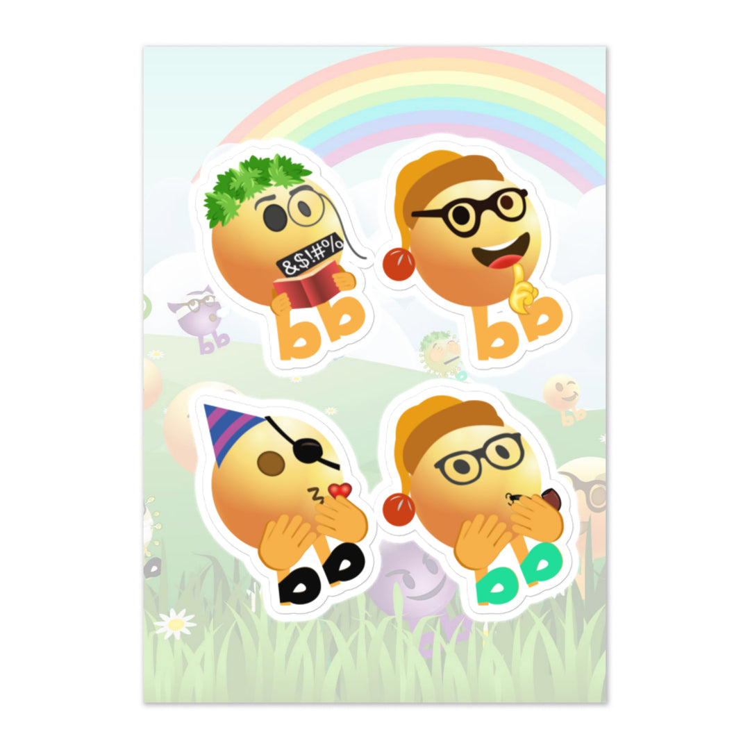 Megabb PaPa Stickers - Emojibb