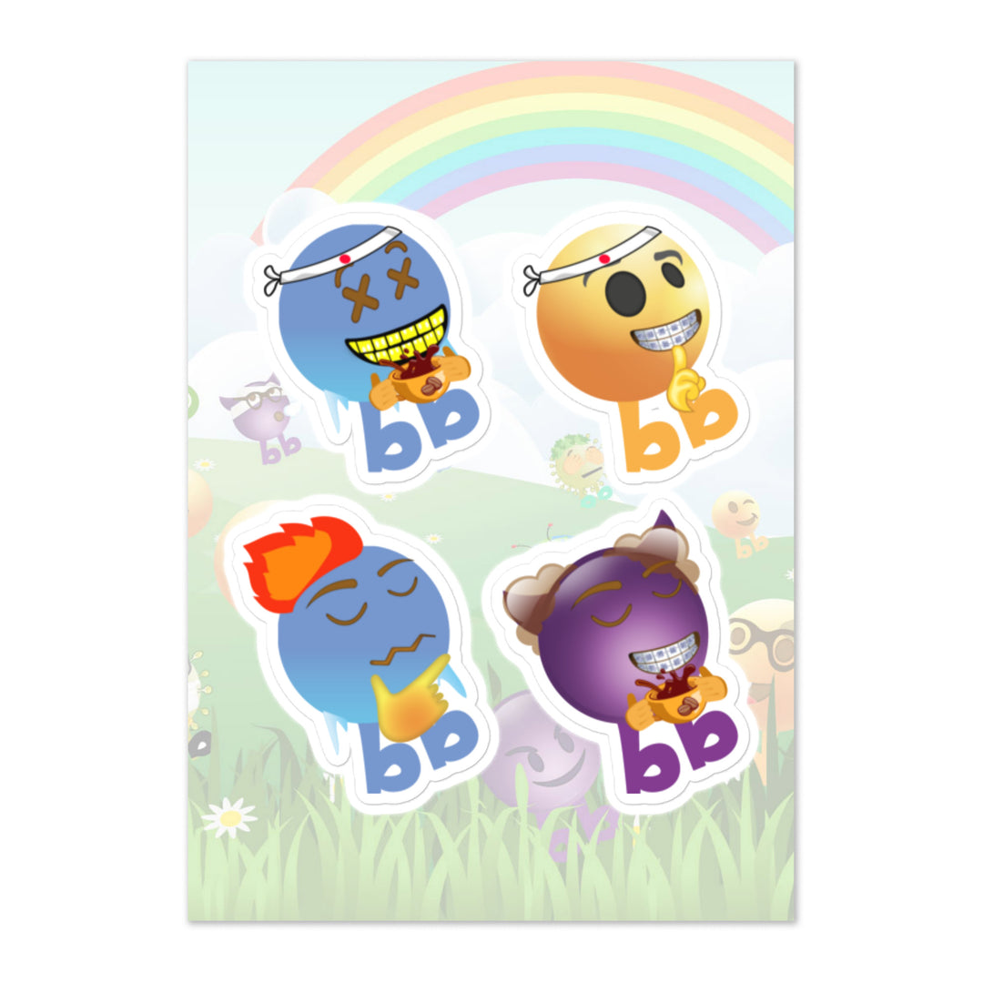 Megabb PaPa Stickers - Emojibb