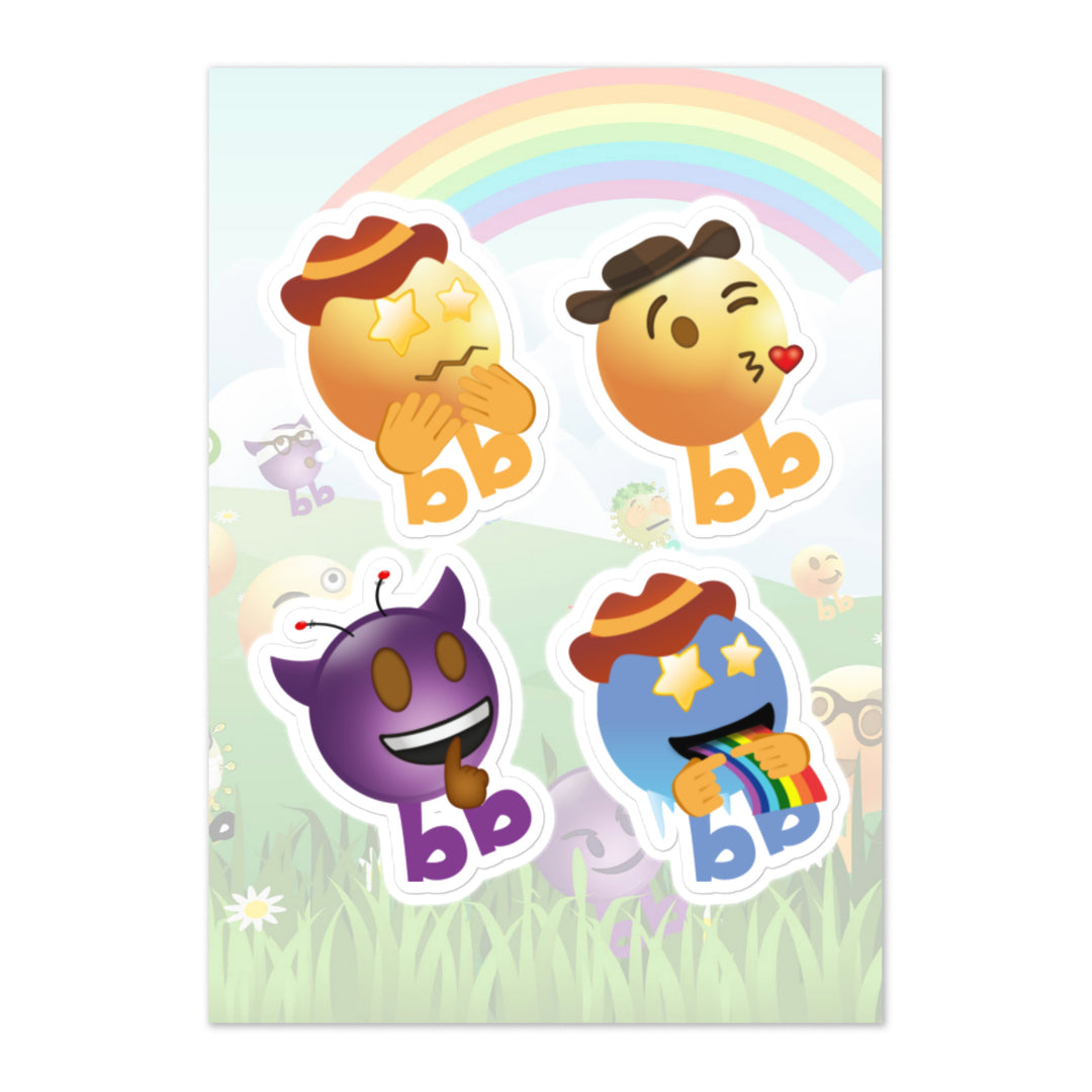 Megabb PaPa Stickers - Emojibb