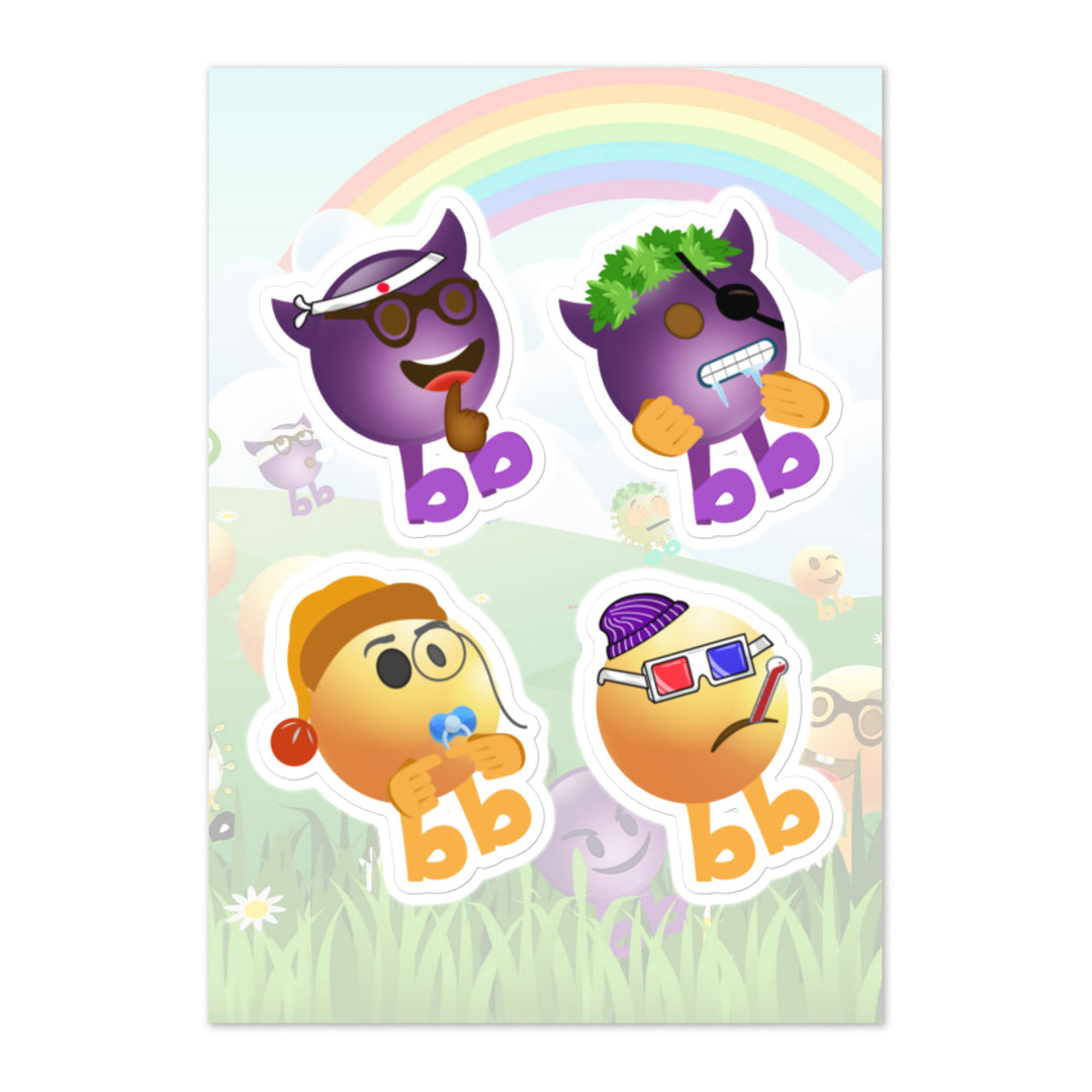 Megabb PaPa Stickers - Emojibb