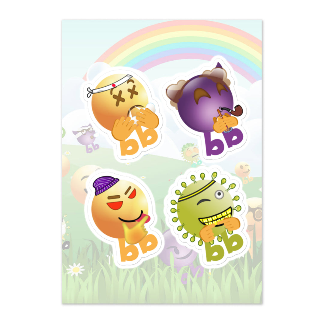 Megabb PaPa Stickers - Emojibb