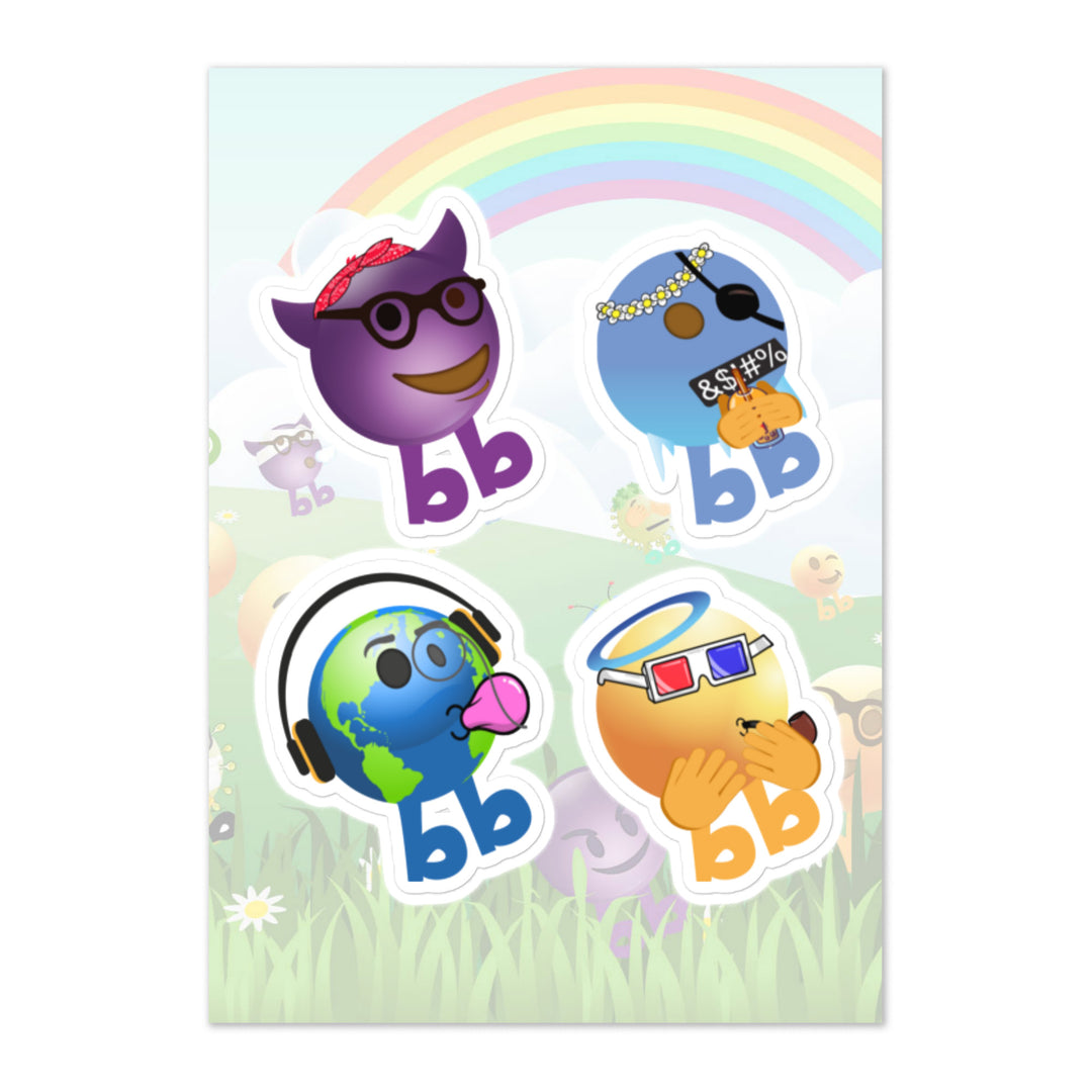 Megabb PaPa Stickers - Emojibb