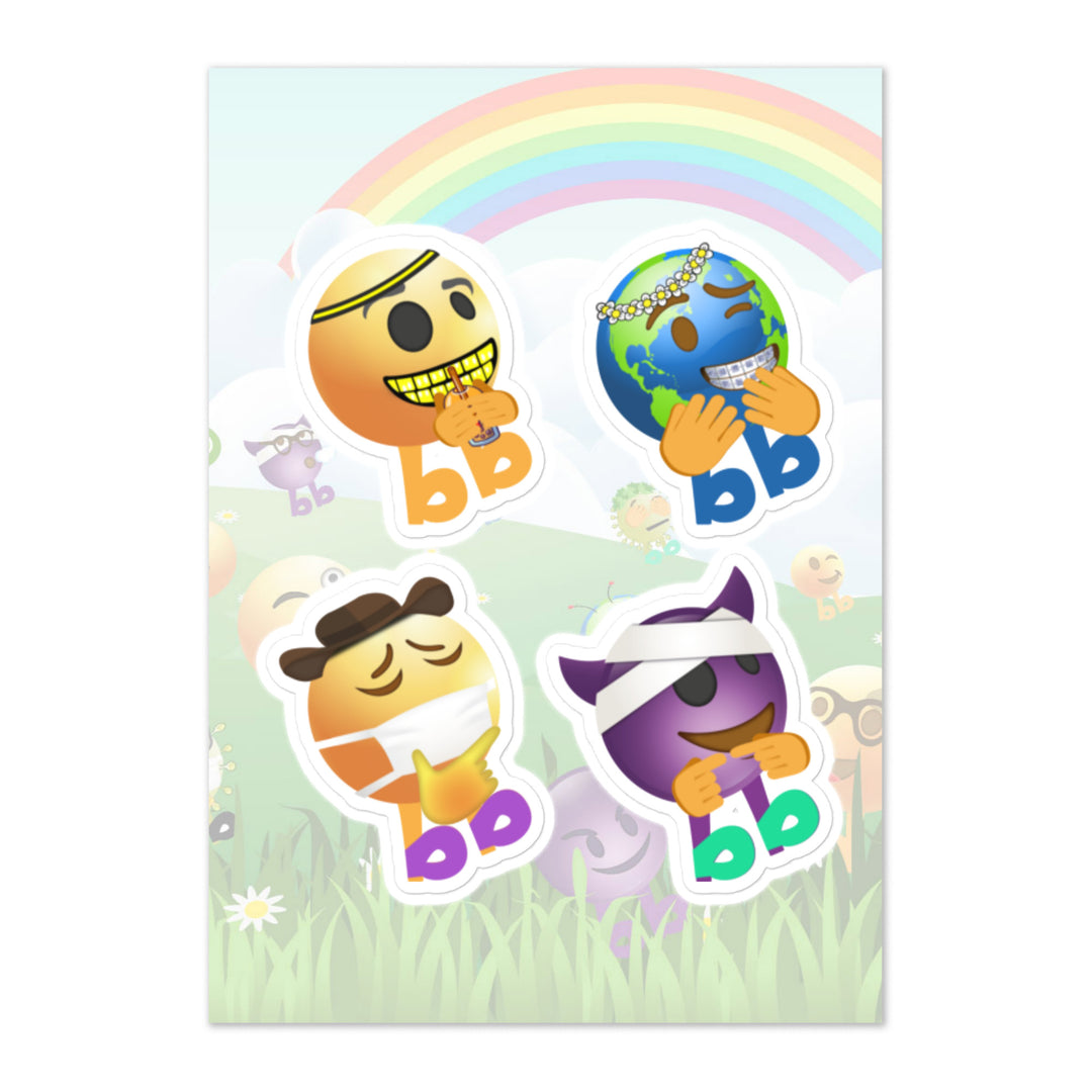 Megabb PaPa Stickers - Emojibb