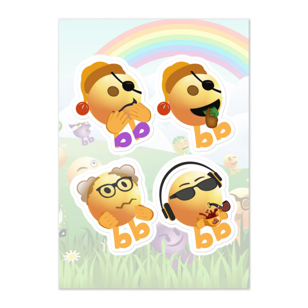 Megabb PaPa Stickers - Emojibb